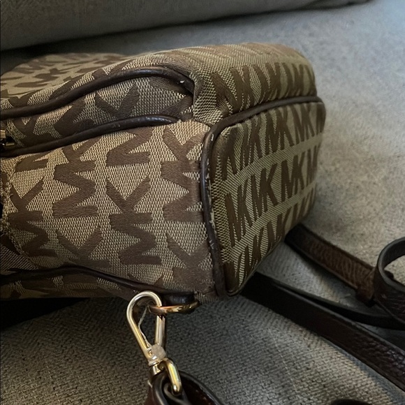 Michael Kors Brown Mini Backpack - Picture 6 of 7